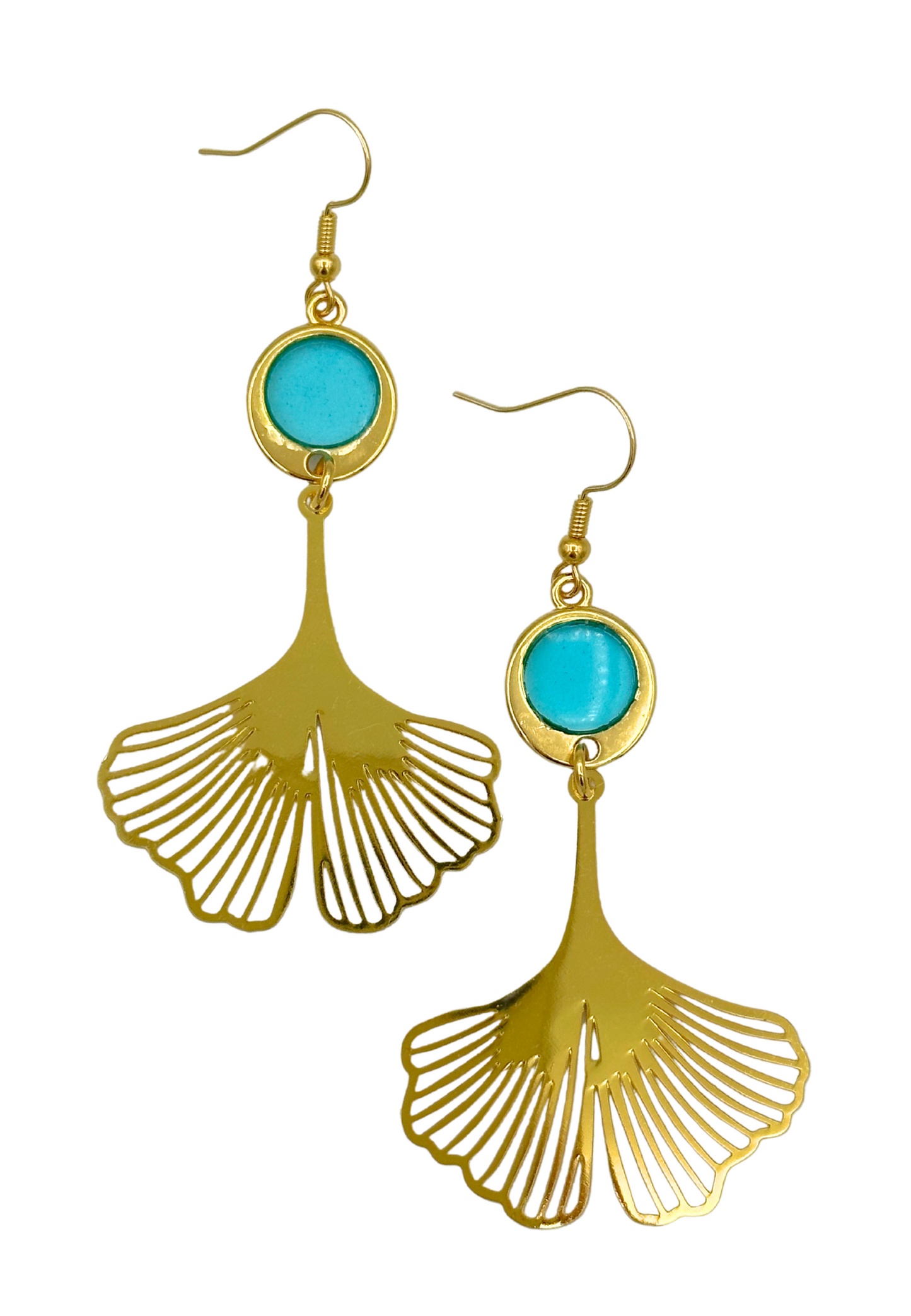 Boho Ginkgo oorhangers