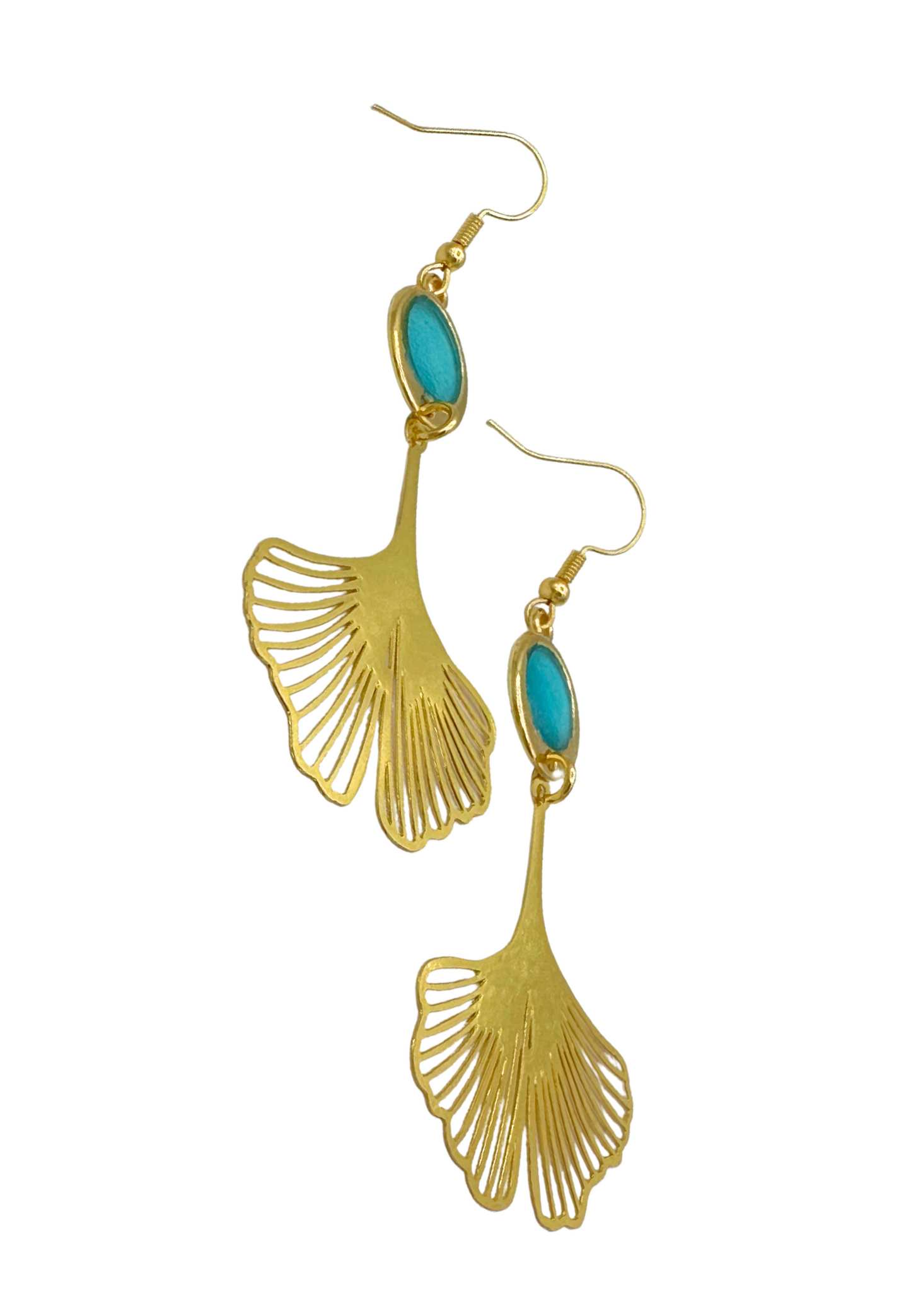 Boho Ginkgo oorhangers