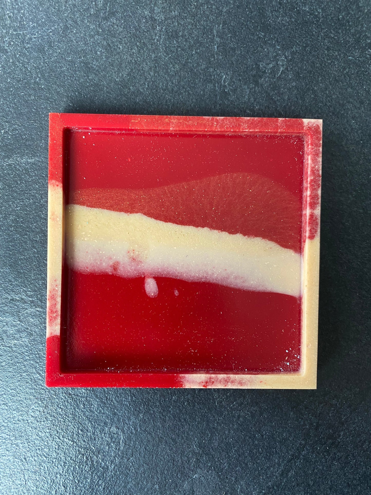 Aline - Onderlegger - Vierkant - Grijs