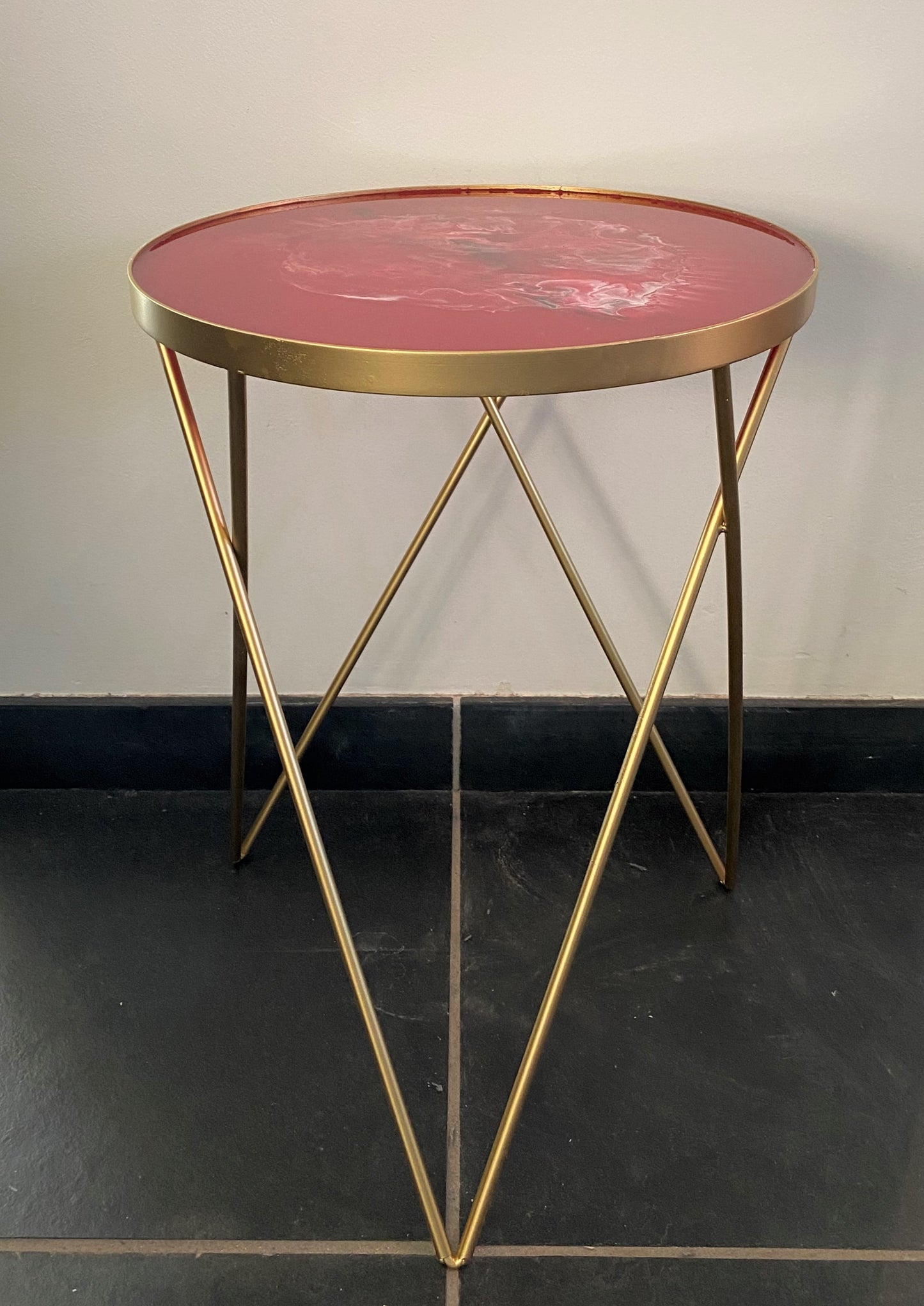 Bijzettafel August - Rood