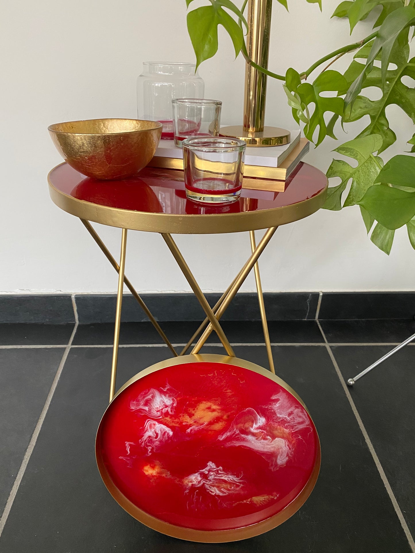 Serveerschaal Anna - Rood