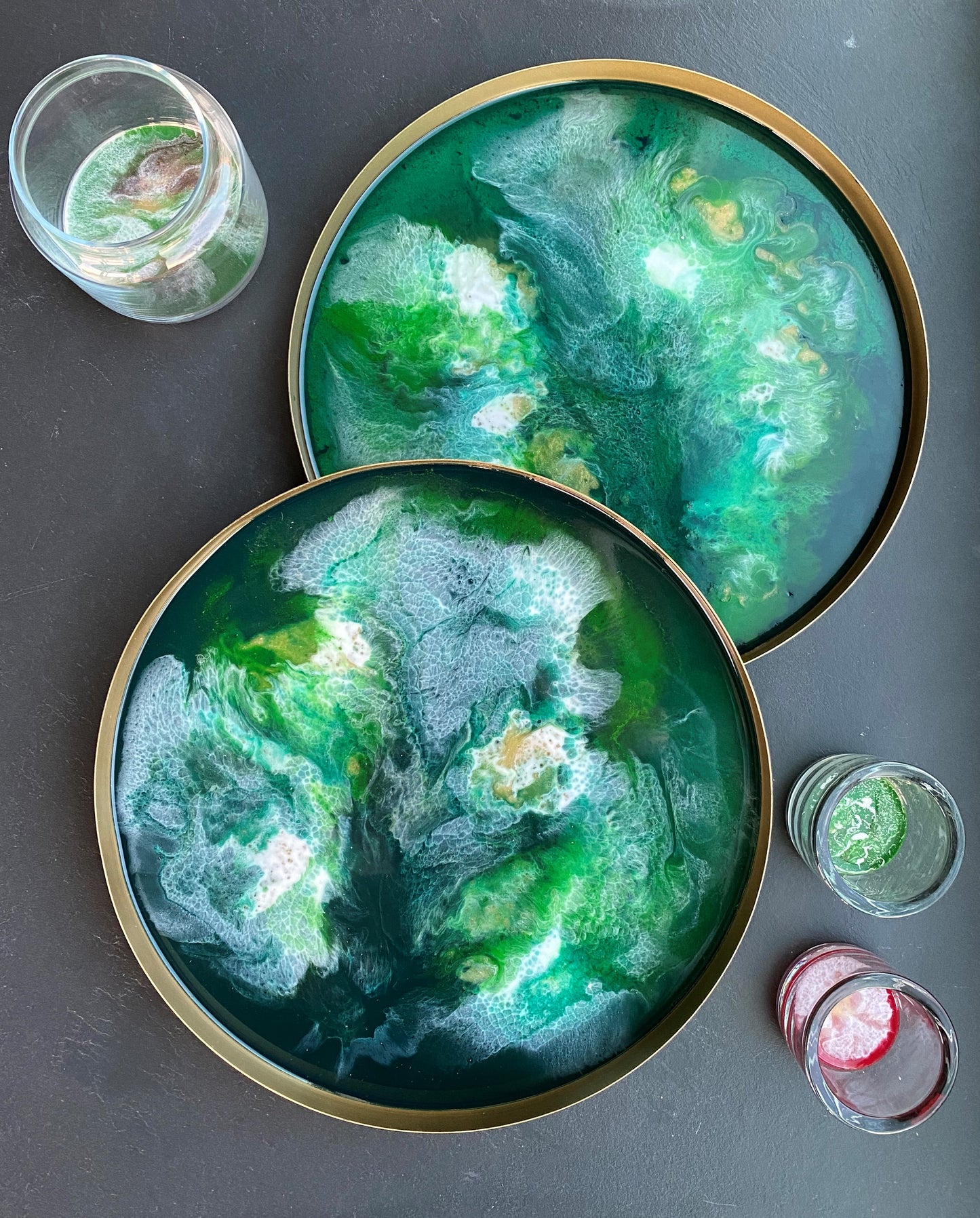 Serveerschaal Anna - Groen