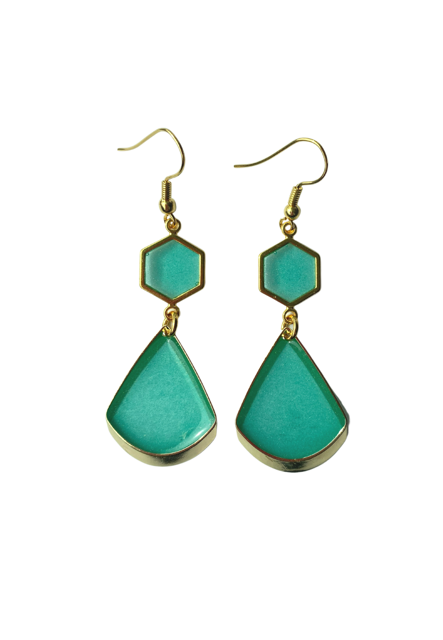 Tijdloos zomerse oorhangers, groen