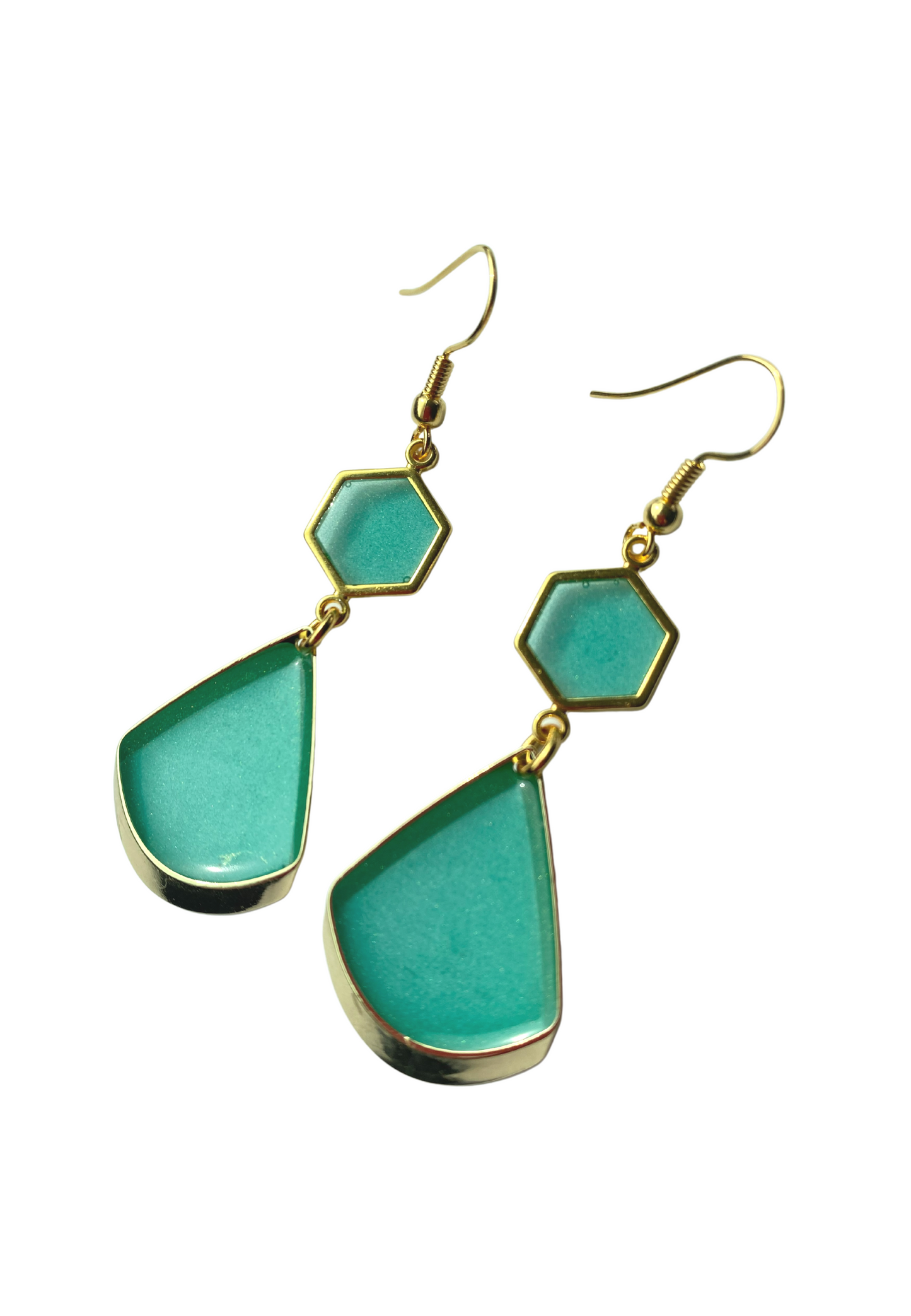 Tijdloos zomerse oorhangers, groen