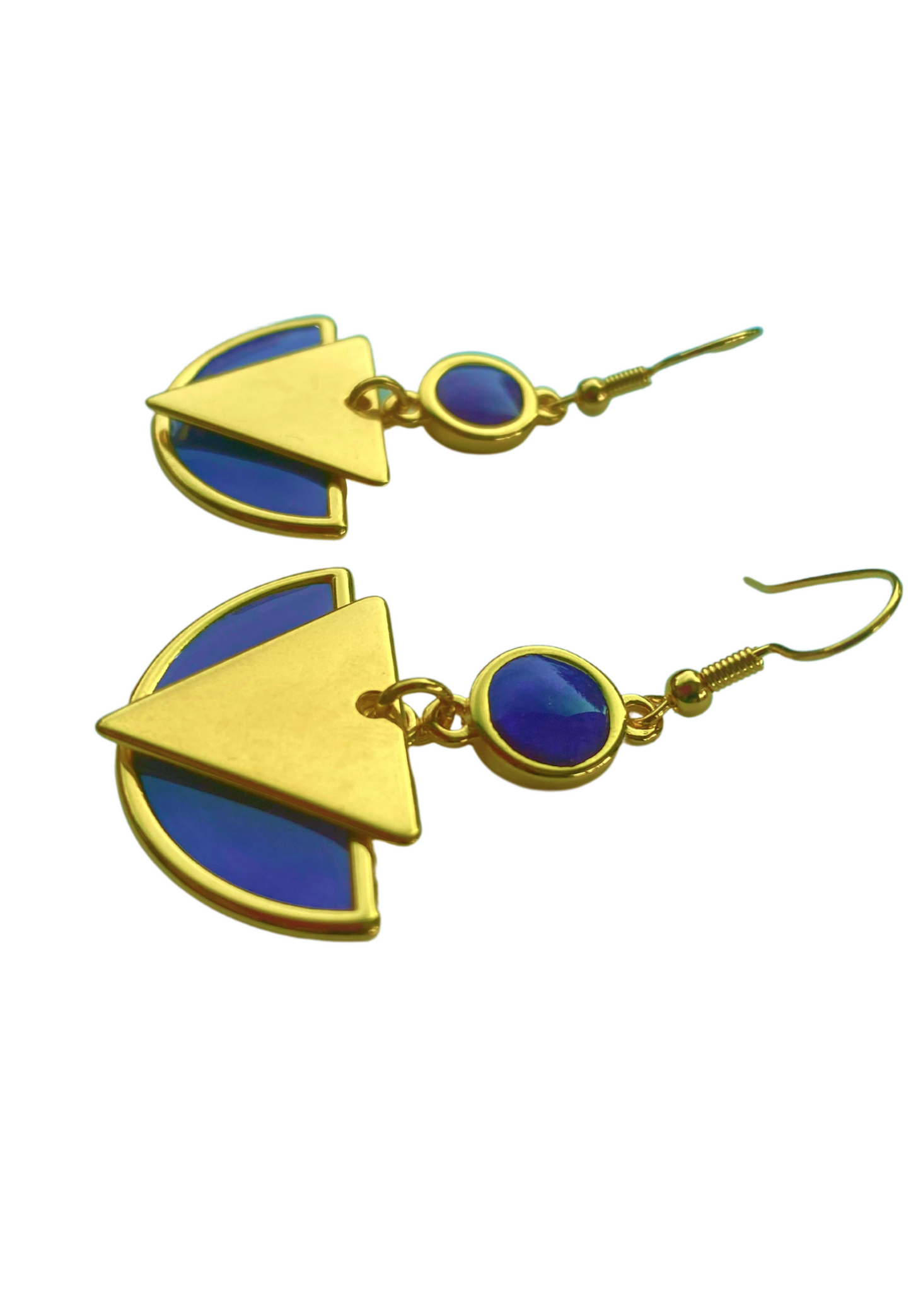 Art deco oorhangers - Arty Paars